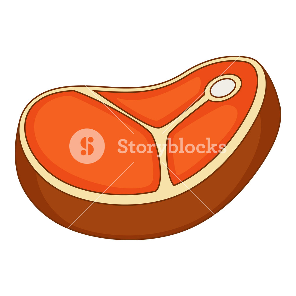 1000x1000 Meat Steak Icon Cartoon Illustration Of Meat Steak Vector Icon