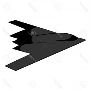300x300 Photostock Vector Stealth Bomber Icon Icon Cartoon Studiogrfx