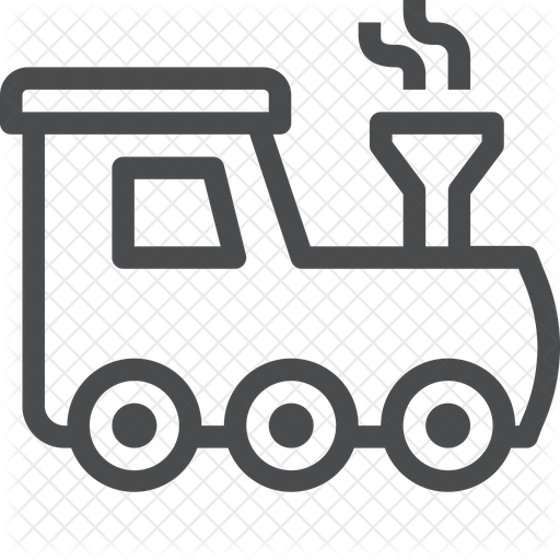 512x512 Steam Locomotive Icon Of Line Style