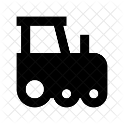 256x256 Steam Engine Icon Of Glyph Style