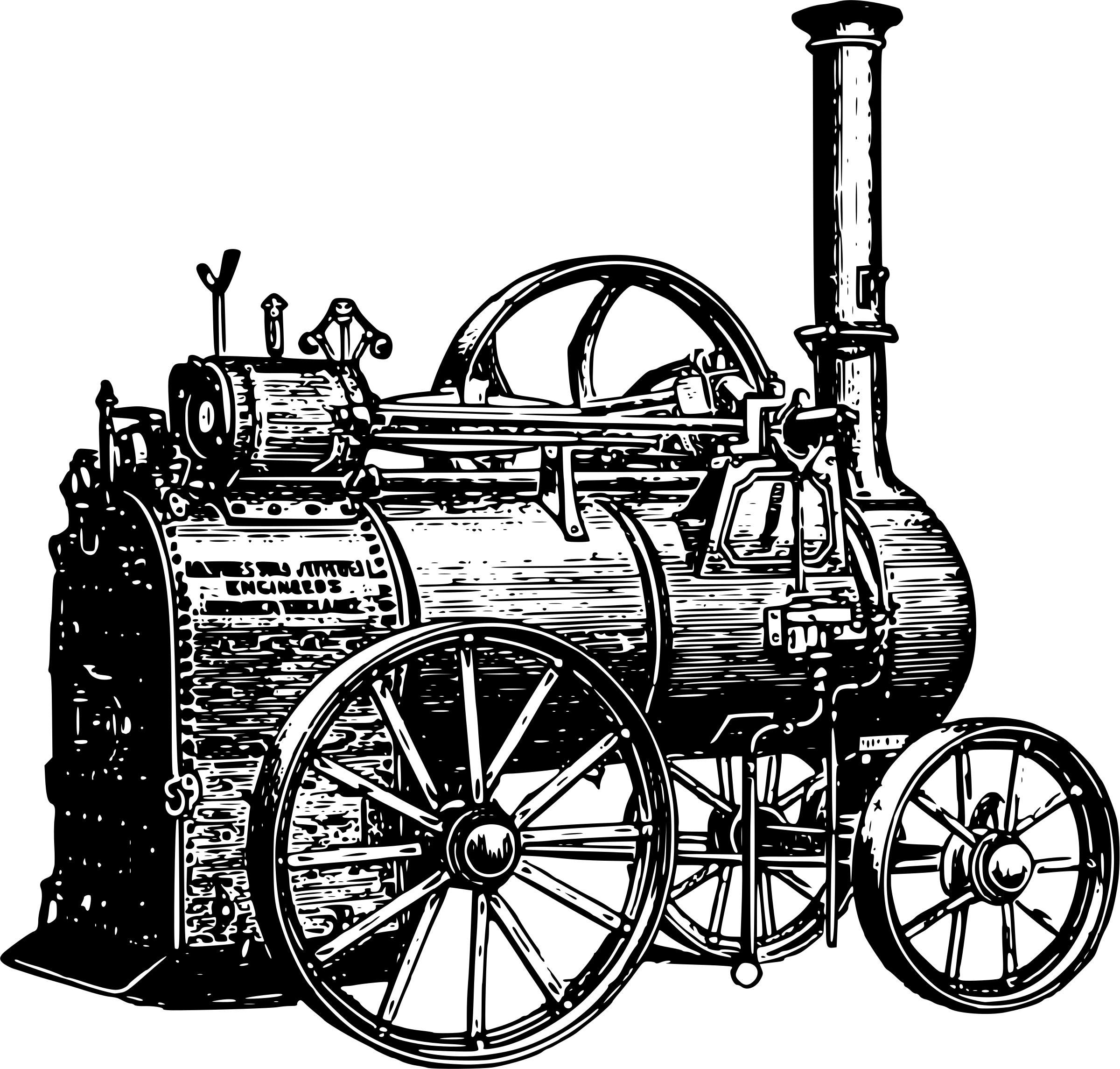 2400x2289 Portable Steam Engine Icons Png