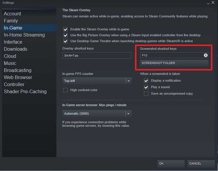 How To Access And Change Steam Screenshot Folder Location 738x580 How To Access And Change Steam Screenshot Folder Location