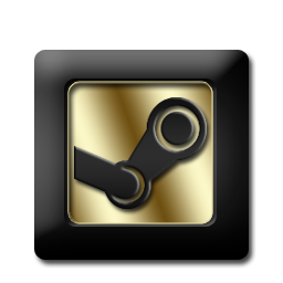 256x256 Steam Black And Gold Icon Download Black And Gold Icons