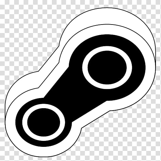 512x512 Steam Icon D Dock Logo, Steam White And Black Transparent