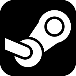 256x256 Steam Logo Icon Of Flat Style