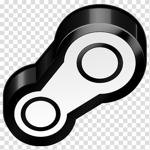 512x512 Steam Icon D Dock Logo, Steam White And Black Chain Transparent