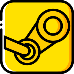 256x256 Steam Logo Icon Of Colored Outline Style