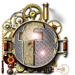 Steampunk Facebook Cogs Icon 292x292 Steampunk Facebook Cogs Icon