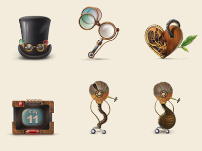 Steampunk Icons 400x300 Steampunk Icons