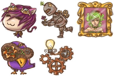 Steampunk Iconset 390x260 Steampunk Iconset