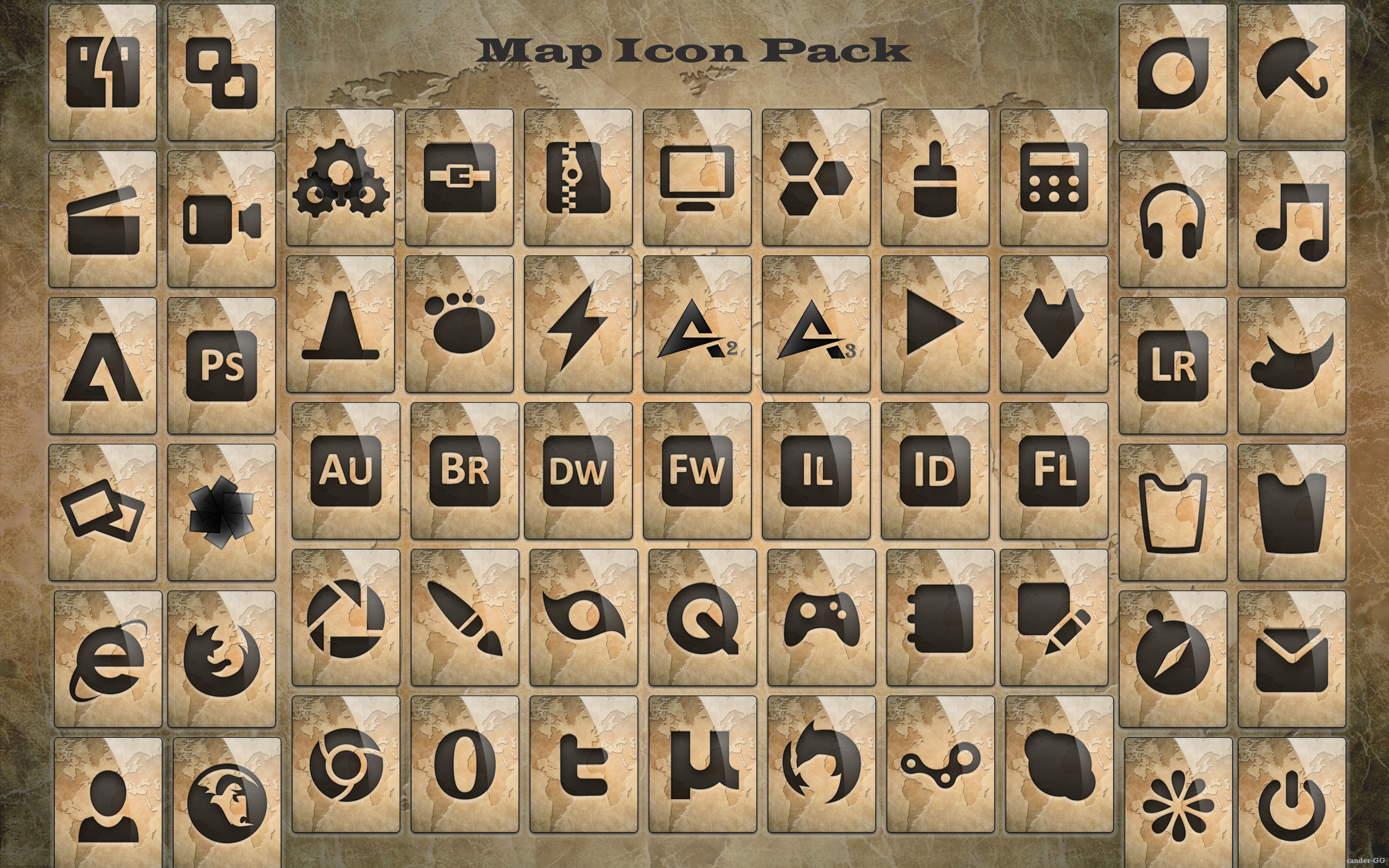 4800x3000 Map Icon Pack