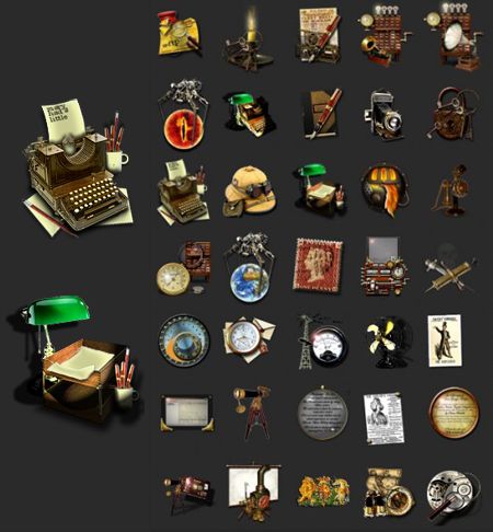 450x486 Steampunk Desktop Icons Windows Images