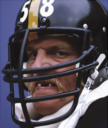 360x424 Pittsburgh Steelers Icon Jack Lambert's Toothy Image Pittsburgh