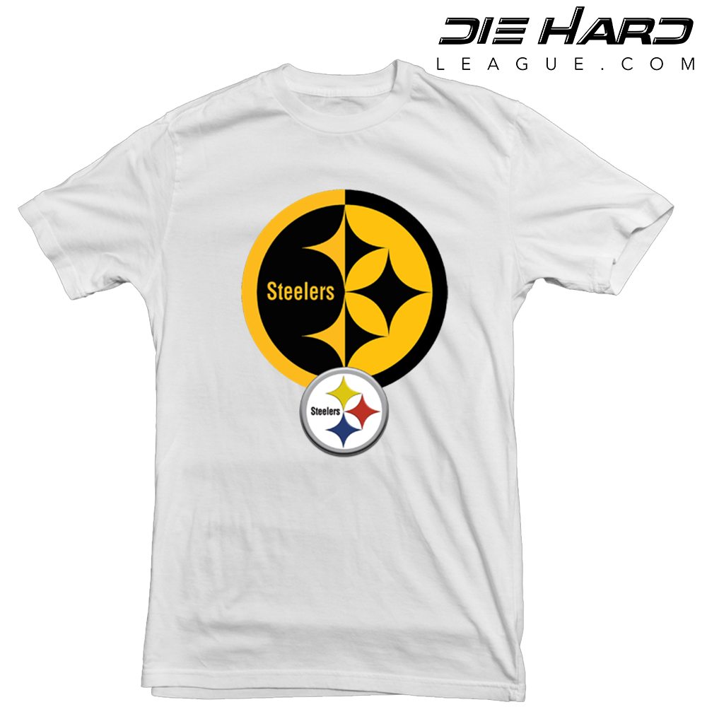 1000x1000 Pittsburgh Steelers T Shirt Logo Icon White Tee