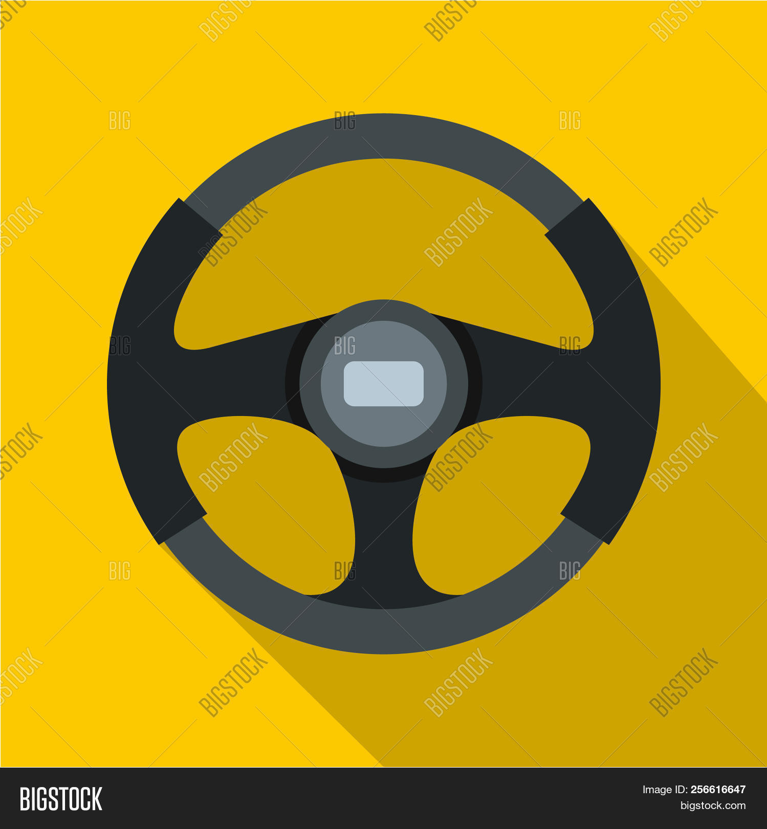 1499x1620 Sports Car Steering Wheel Icon Flat Illustration Of Image