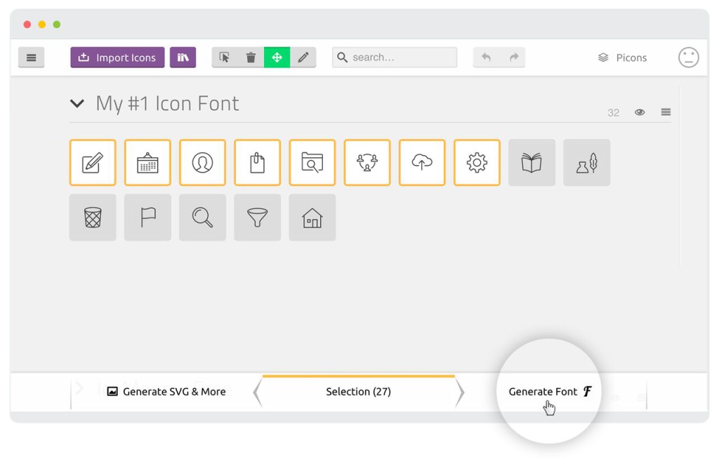 1024x661 Creating And Implementing Your Own Icon Font A Tutorial
