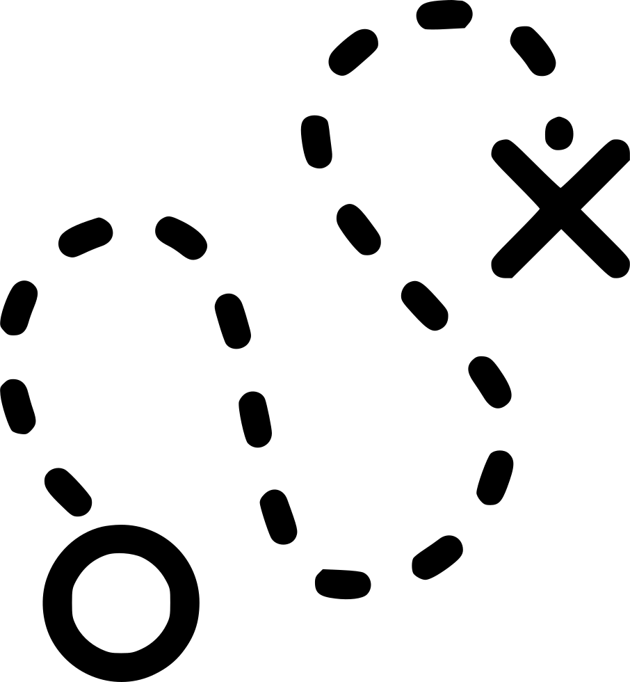 906x980 Direction Plan Step Way Treasure Map Route Travel Png Icon