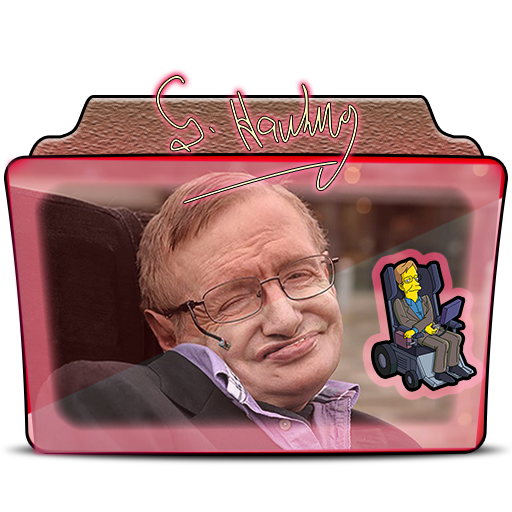 512x512 Professor Stephen Hawking Folder Icon