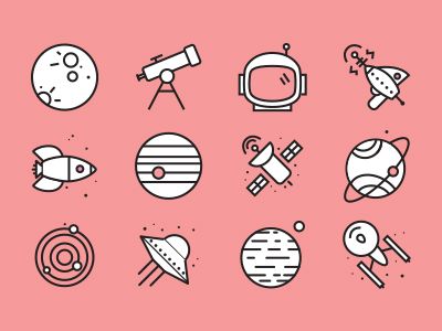 400x300 Space Icons Icons In Doodle Icon, Robot Icon, Space Doodles