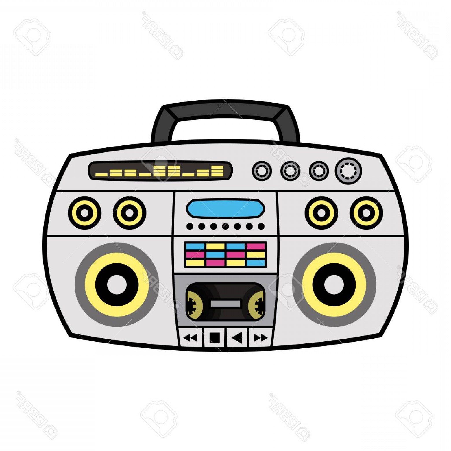 1560x1560 Photostock Vector S Radio Stereo Icon Vector Illustration Graphic