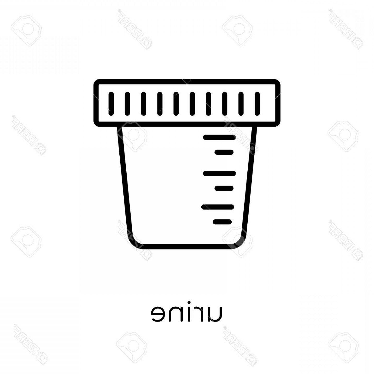 1560x1560 Photostock Vector Urine Icon Trendy Modern Flat Linear Vector