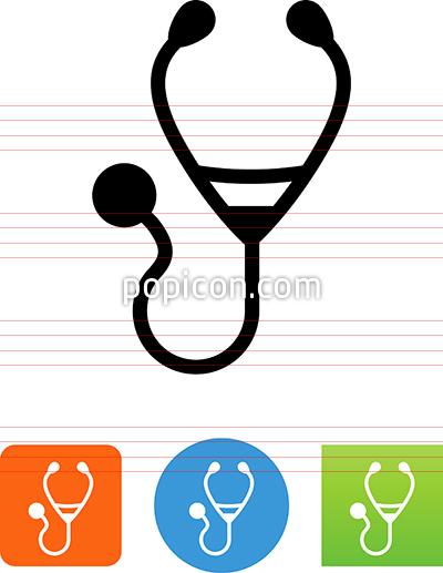 400x517 Stethoscope Icon