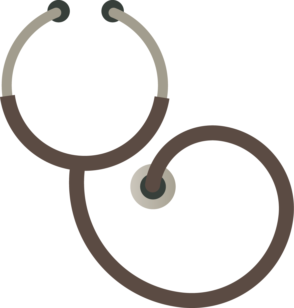 1187x1245 Png Simple Stethoscope