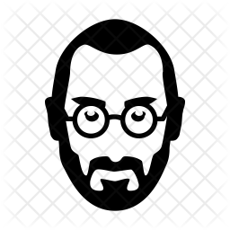 256x256 Steve Jobs Icon Of Glyph Style