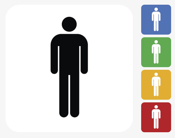 600x473 Stick Figure Icon Flat Graphic Design Art Print