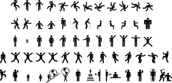 600x290 Vector Stick Figure Icon Free Vector Download