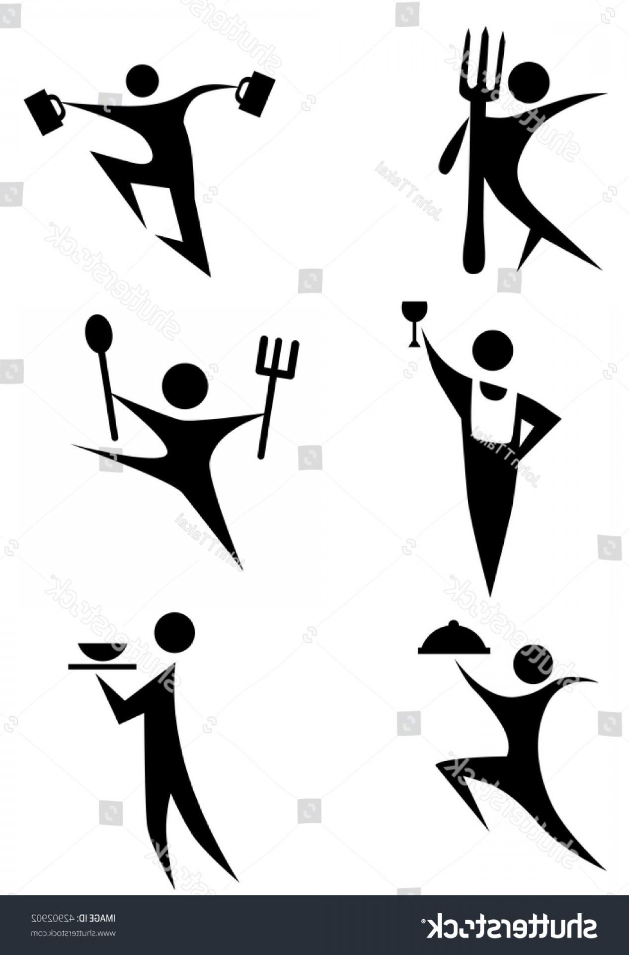 1266x1920 Eating Stick Figure Icon Set Isolated Cqrecords