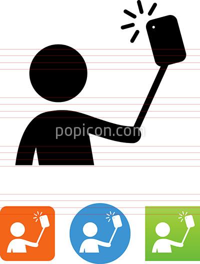 400x528 Selfie Stick Icon