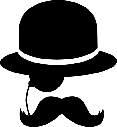 374x408 Gentleman Icon Mac Sticker