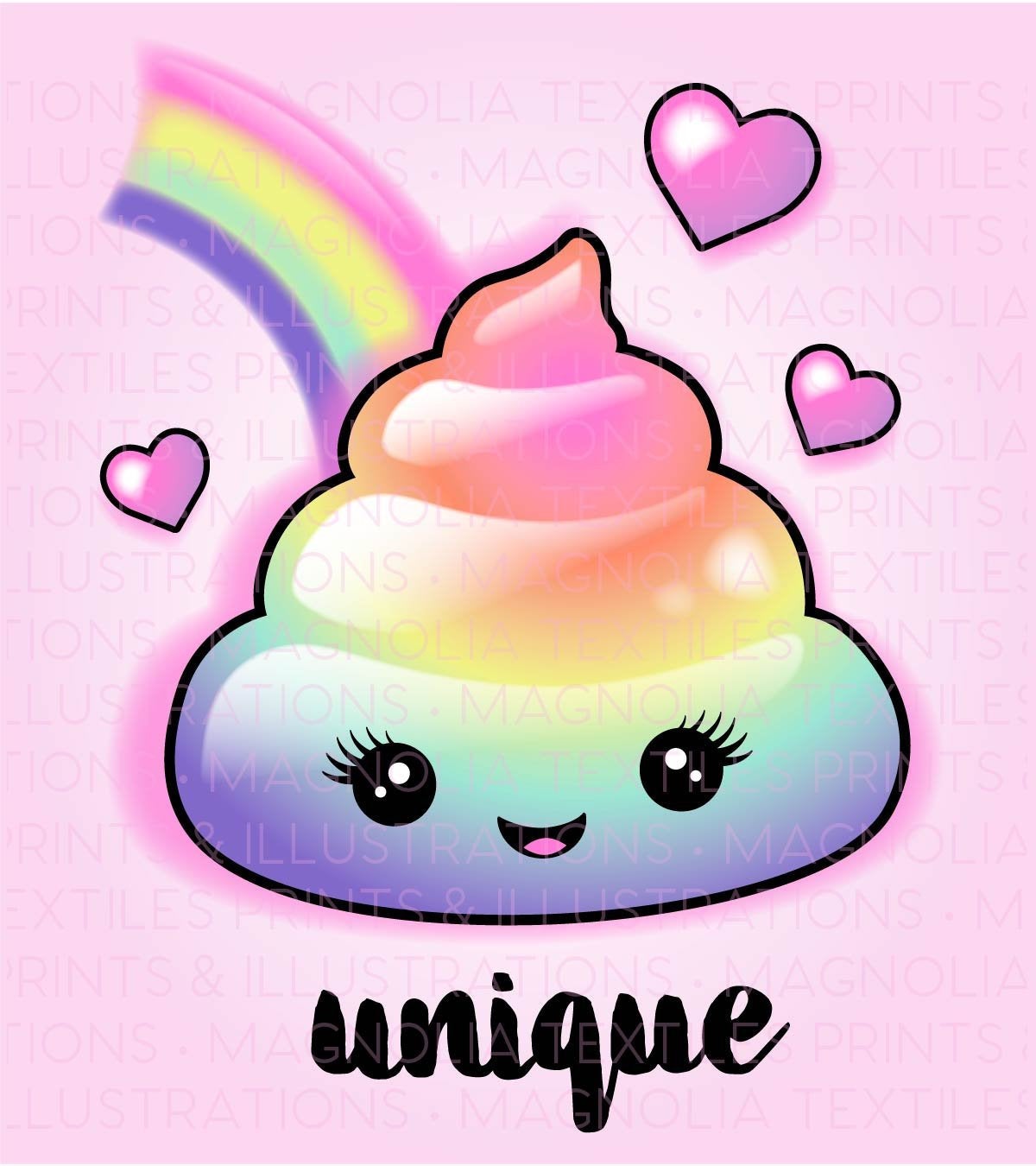 1200x1350 Rainbow Poop Emoji Unique, Printable Emoji Artwork Download