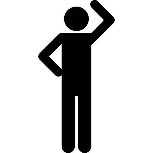 512x512 Silhouette Stickman