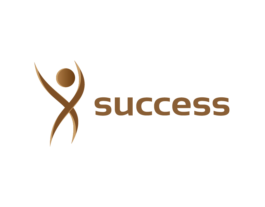 907x710 Success Logo With Stickman Icon