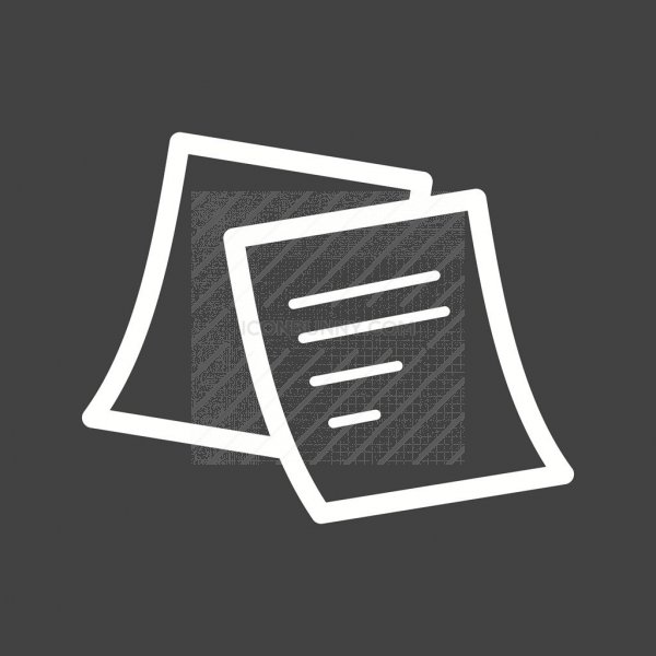 600x600 Sticky Notes Line Inverted Icon