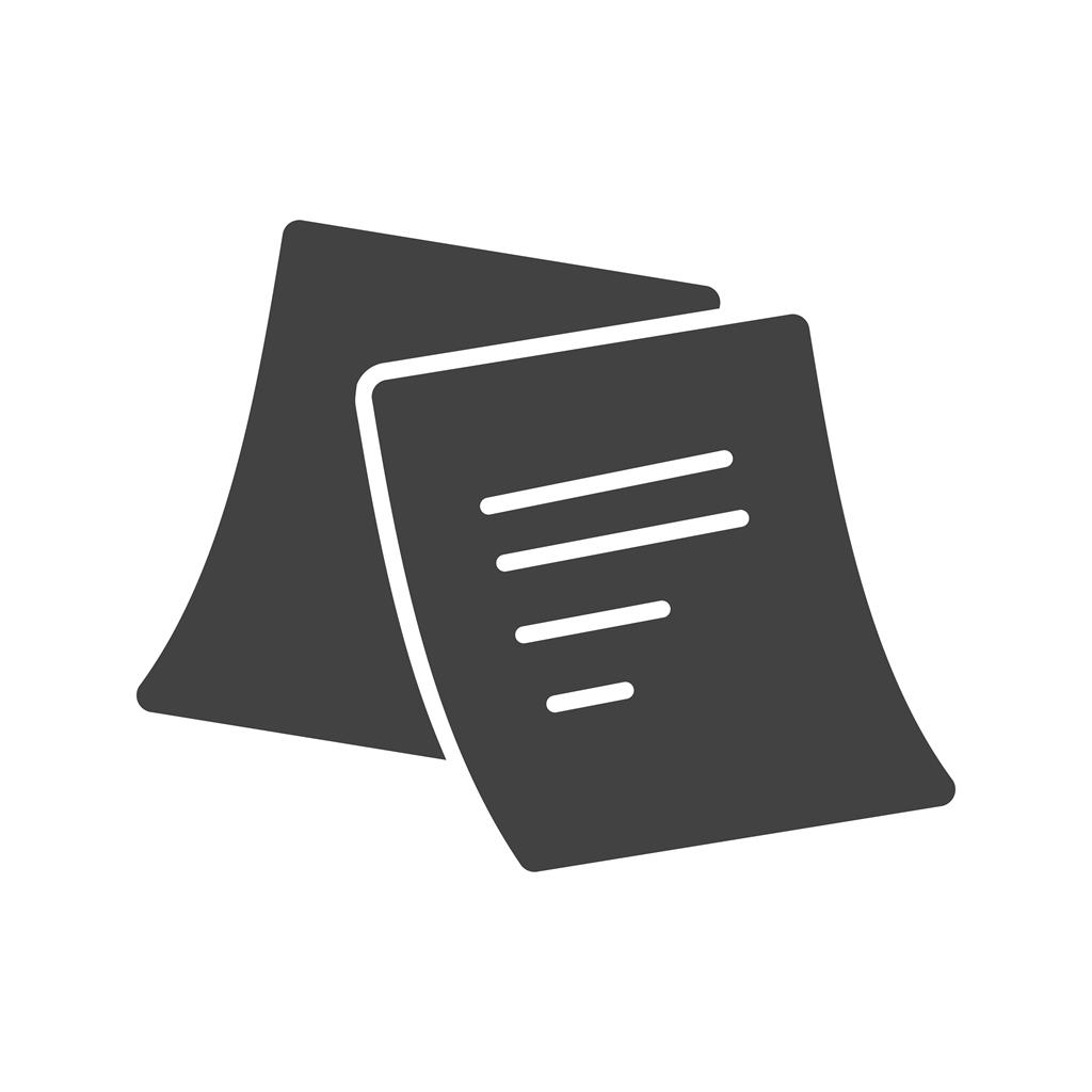 1024x1024 Sticky Notes Glyph Icon
