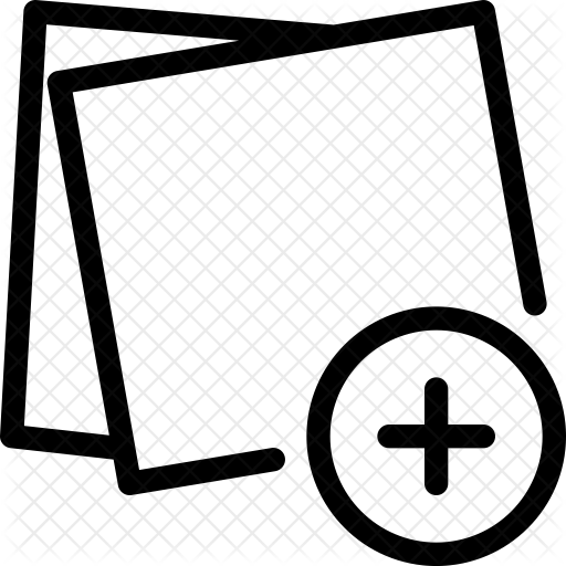 512x512 Add Sticky Notes Icon Of Line Style