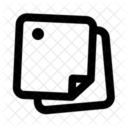 256x256 Sticky Note Icon Of Line Style