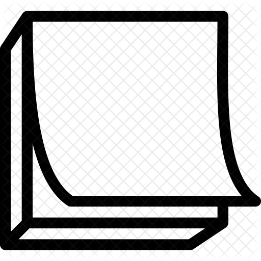 512x512 Sticky Notes Icon Of Line Style