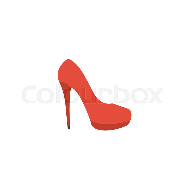 800x800 Flat Icon Stiletto Element Vector Stock Vector Colourbox