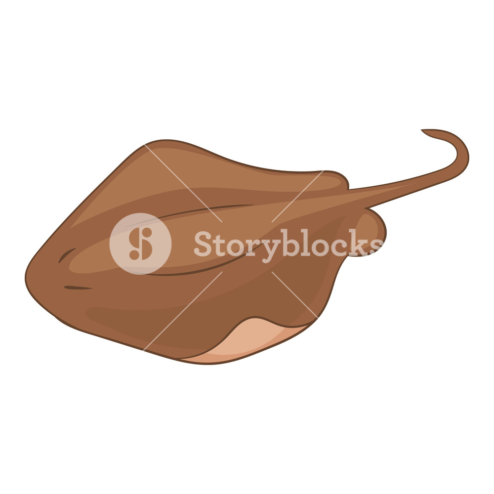 Stingray Fish Icon Cartoon Illustration Of Stingray Fish Vector 1000x1000 Stingray Fish Icon Cartoon Illustration Of Stingray Fish Vector