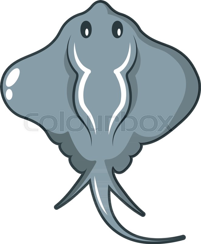 Stingray Icon Cartoon Illustration Of Stock Vector Colourbox 661x800 Stingray Icon Cartoon Illustration Of Stock Vector Colourbox
