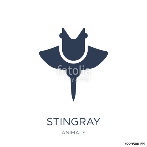 Stingray Icon Trendy Flat Vector Stingray Icon On White 500x500 Stingray Icon Trendy Flat Vector Stingray Icon On White