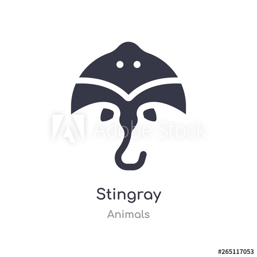 Stingray Icon Isolated Stingray Icon Vector Illustration 500x500 Stingray Icon Isolated Stingray Icon Vector Illustration