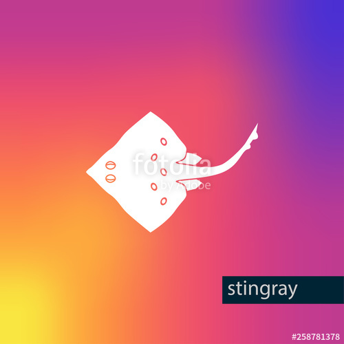 Stingray Icon Ocean Animal Stock Image And Royalty Free Vector 500x500 Stingray Icon Ocean Animal Stock Image And Royalty Free Vector