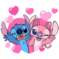 240x240 Stitch Angel Line Stickers Line Store