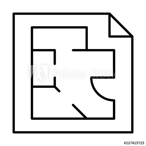 500x500 Planning Real Estate Agency Service Broker Vector Icon