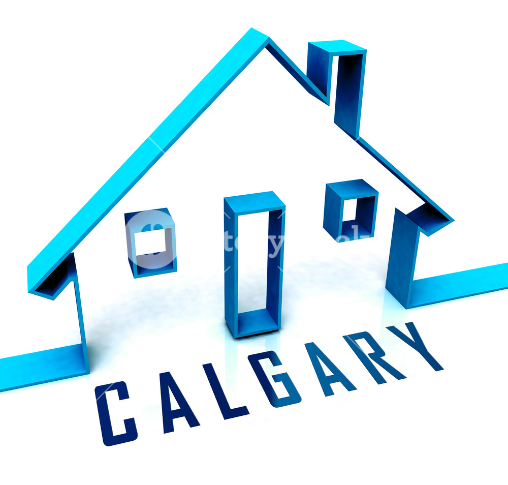1000x954 Calgary Real Estate Icon Shows Property For Sale Or Rent